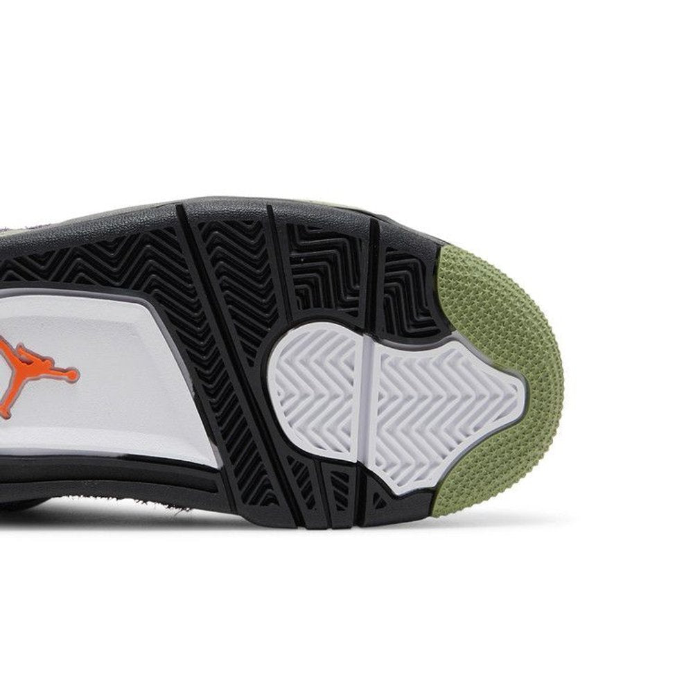 Wmns Air Jordan 4 Retro Canyon Purple – pohled shora | Purekickz