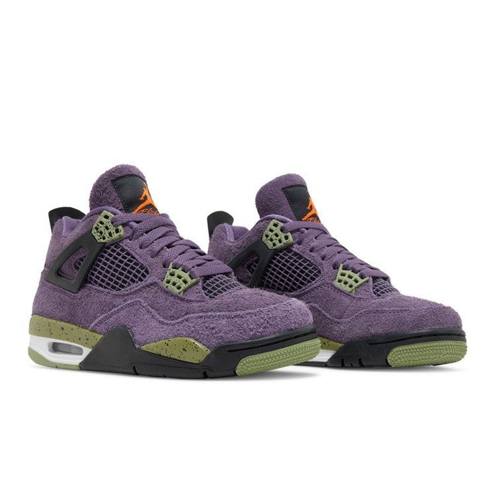 Wmns Air Jordan 4 Retro Canyon Purple – lifestyle foto | Purekickz