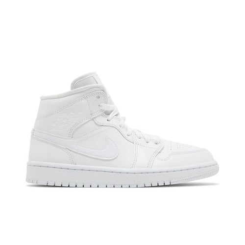 Air Jordan Mid Triple White (2022) (W) – boční pohled | Purekickz